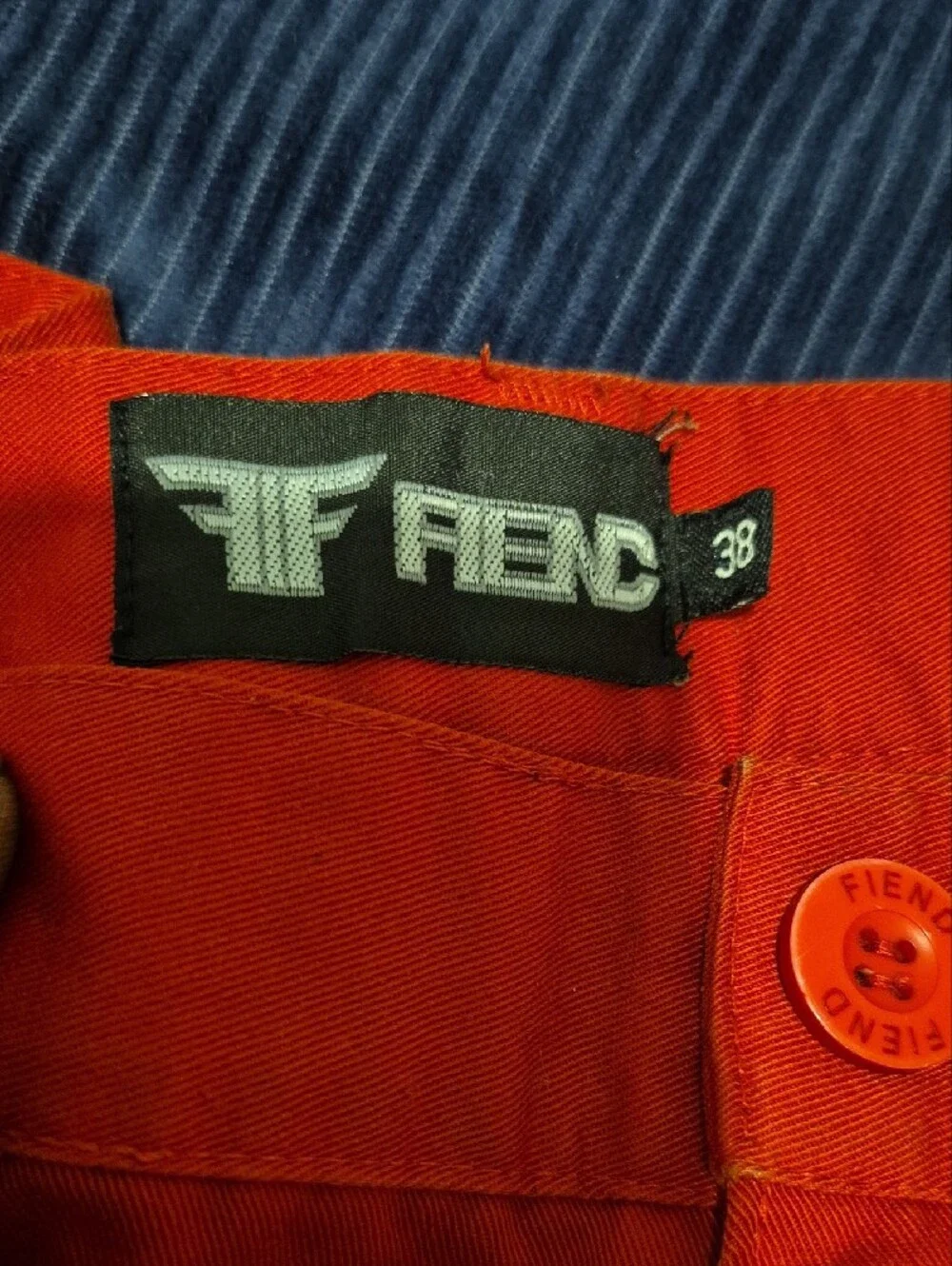 Men's Red Cargo Shorts